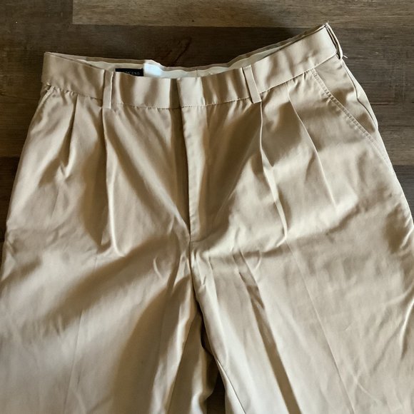 Lands End Classic Pleated Pants size 32 - Picture 3 of 4